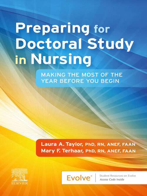Book cover of Preparing for Doctoral Study in Nursing - E-Book: Preparing for Doctoral Study in Nursing - E-Book