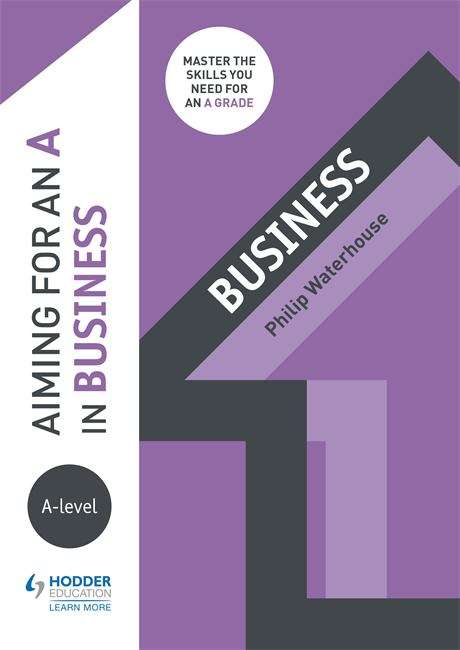 Book cover of Aiming for an A in A-level Business