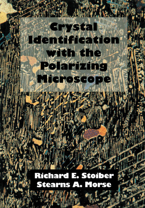 Book cover of Crystal Identification with the Polarizing Microscope (1994)