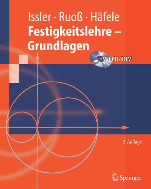 Book cover of Festigkeitslehre - Grundlagen: Grundlagen (2. Aufl. 2003) (Springer-Lehrbuch)