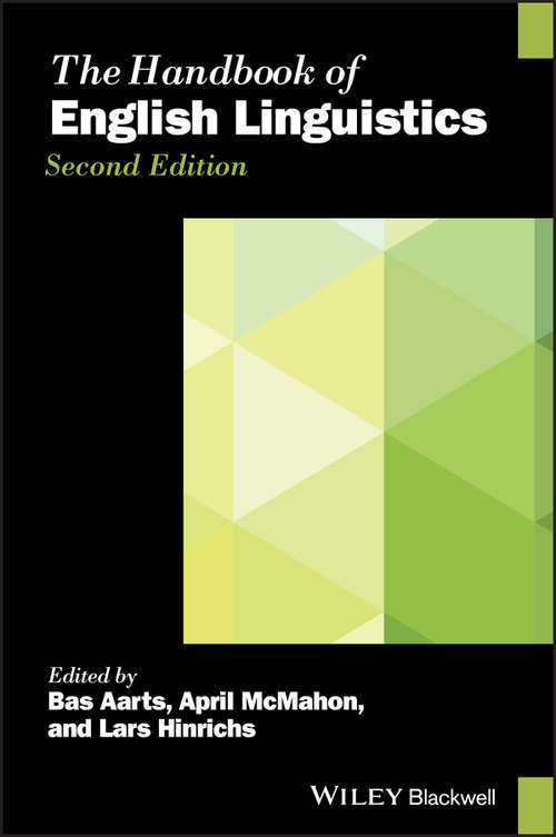 Book cover of The Handbook of English Linguistics (2) (Blackwell Handbooks in Linguistics)