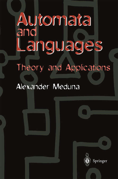 Book cover of Automata and Languages: Theory and Applications (2000)