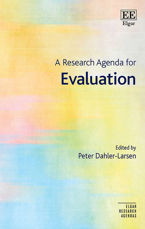 Book cover of A Research Agenda for Evaluation (Elgar Research Agendas)