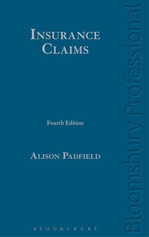 Book cover of Insurance Claims