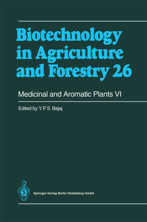 Book cover of Medicinal and Aromatic Plants VI (1994) (Biotechnology in Agriculture and Forestry #26)