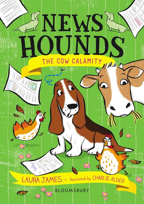 Book cover of News Hounds: The Cow Calamity (News Hounds)