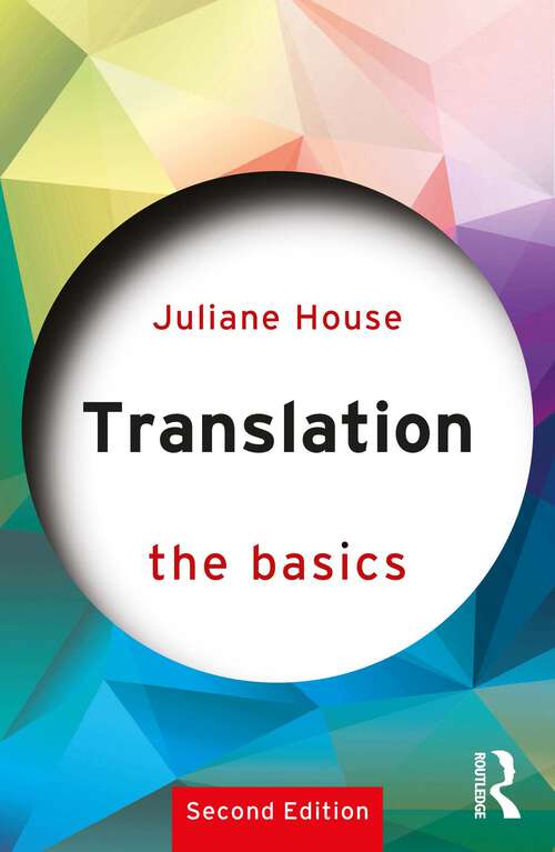 Book cover of Translation: The Basics (2) (The Basics)