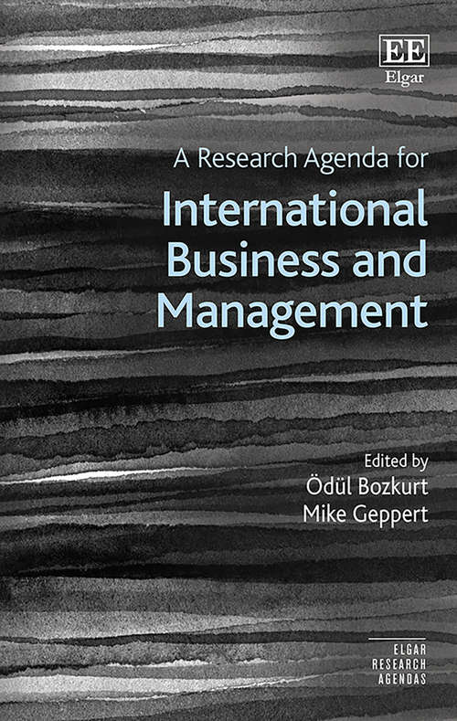 Book cover of A Research Agenda for International Business and Management (Elgar Research Agendas)