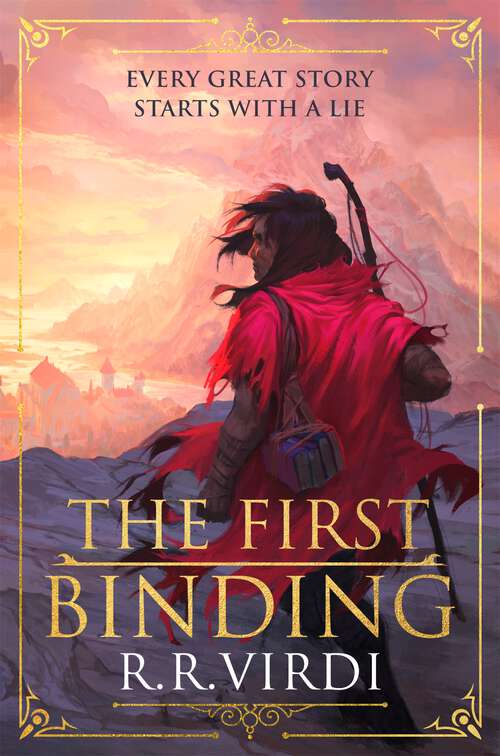 Book cover of The First Binding: A Silk Road epic fantasy full of magic and mystery (Tales of Tremaine)