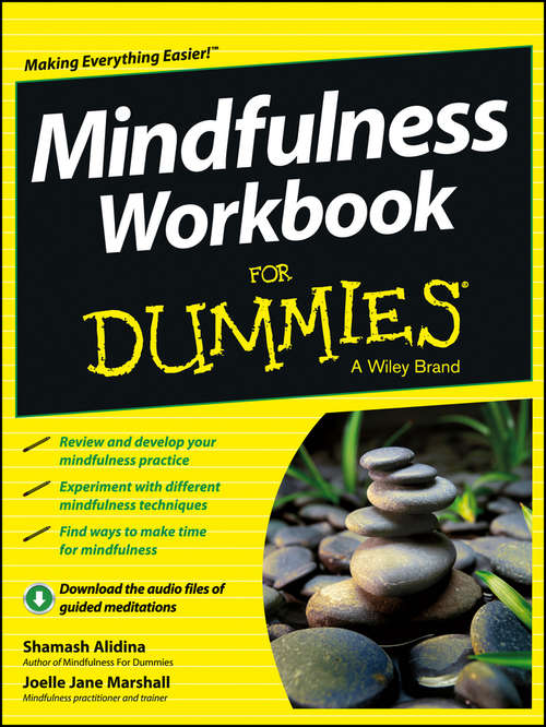 Book cover of Mindfulness Workbook For Dummies