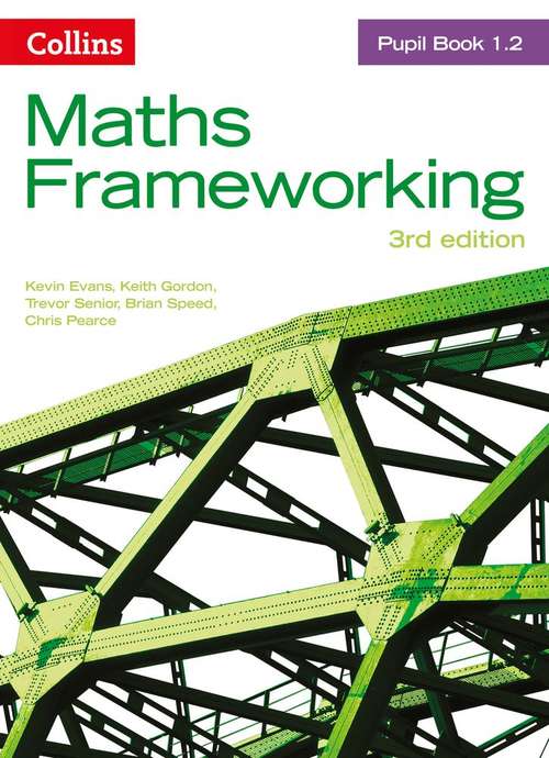 Book cover of Maths Frameworking: Pupil Book 1.2 (PDF)