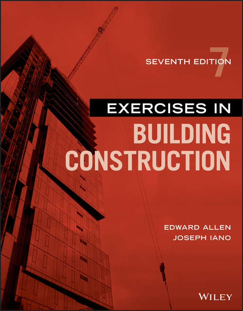 Book cover of Exercises in Building Construction (7)