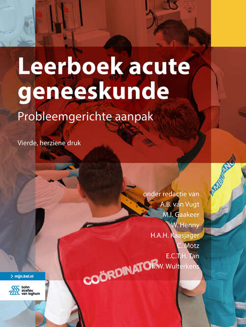 Book cover of Leerboek acute geneeskunde: Probleemgerichte aanpak (4th ed. 2018)