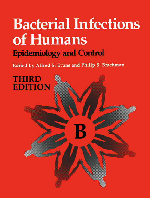 Book cover of Bacterial Infections of Humans: Epidemiology and Control (3rd ed. 1998)