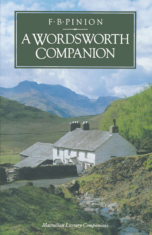 Book cover of A Wordsworth Companion: Survey and Assessment (1st ed. 1984) (Literary Companions)