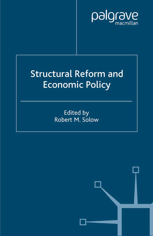 Book cover of Structural Reform and Macroeconomic Policy (2004) (International Economic Association Series)