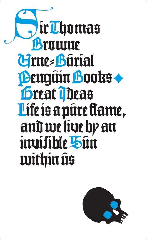 Book cover of Urne-Burial (Penguin Great Ideas Ser.)
