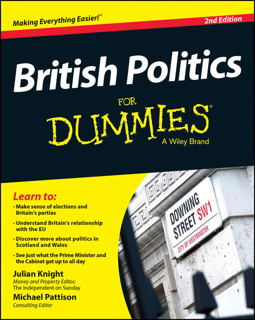 Book cover of British Politics For Dummies (2)