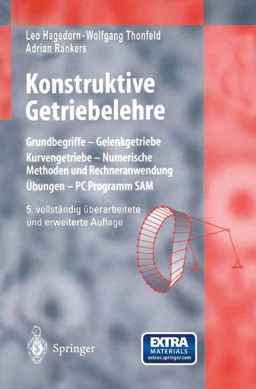 Book cover of Konstruktive Getriebelehre (5. Aufl. 1997)