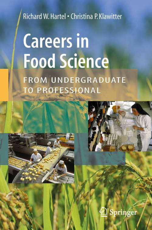 Book cover of Careers in Food Science: From Undergraduate To Professional (2008)