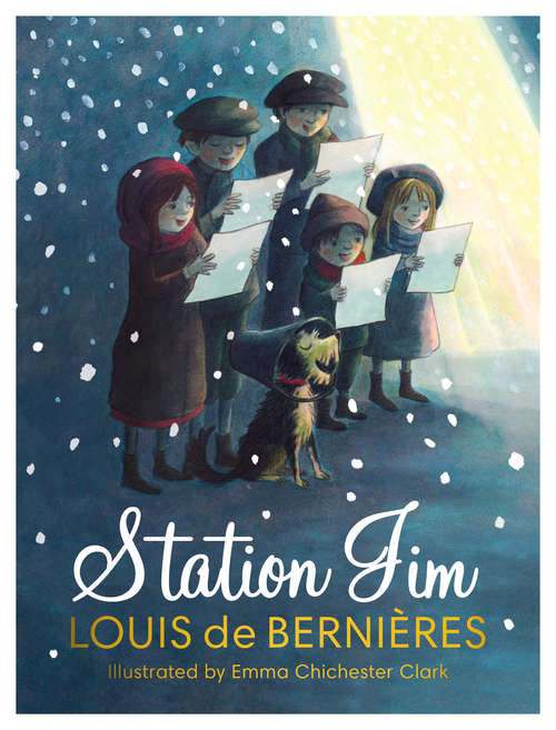 Book cover of Station Jim: A sweet and heart-warming illustrated Christmas tale for all the family about one special dog’s railway adventures.