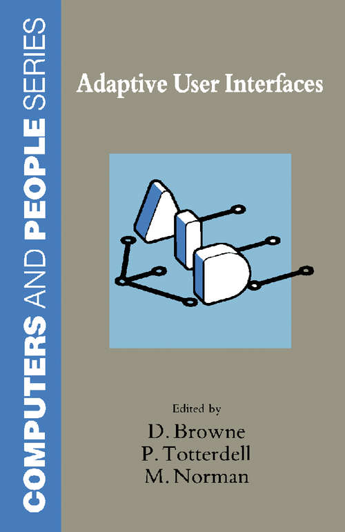 Book cover of Adaptive User Interfaces