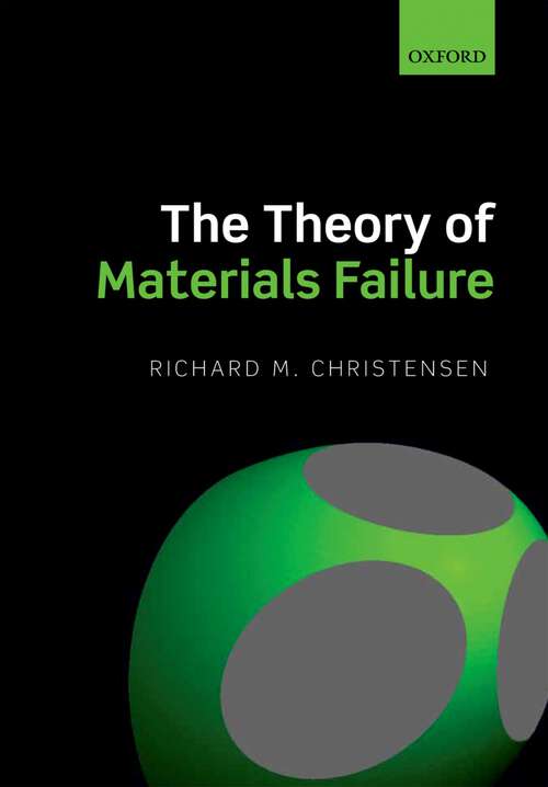 Book cover of The Theory of Materials Failure