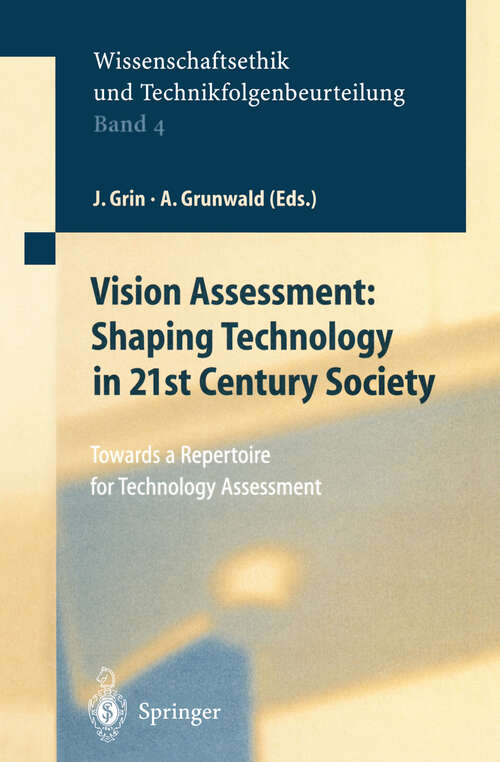Book cover of Vision Assessment: Towards a Repertoire for Technology Assessment (2000) (Ethics of Science and Technology Assessment #4)