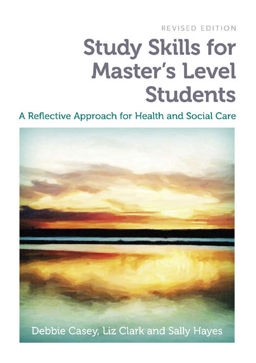 Book cover of Study Skills for Masters Level Students
