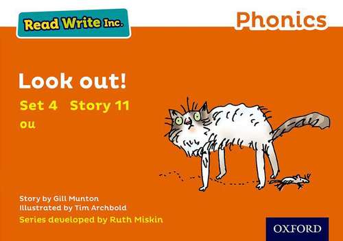 Book cover of Read Write Inc. Phonics: Orange Set 4 Storybook 11 Look Out!
