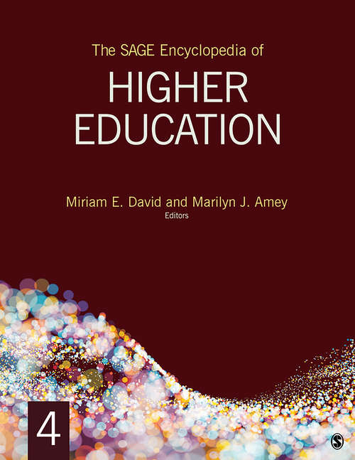Book cover of The SAGE Encyclopedia of Higher Education