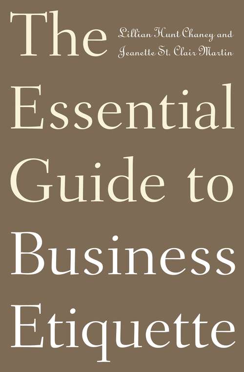 Book cover of The Essential Guide to Business Etiquette
