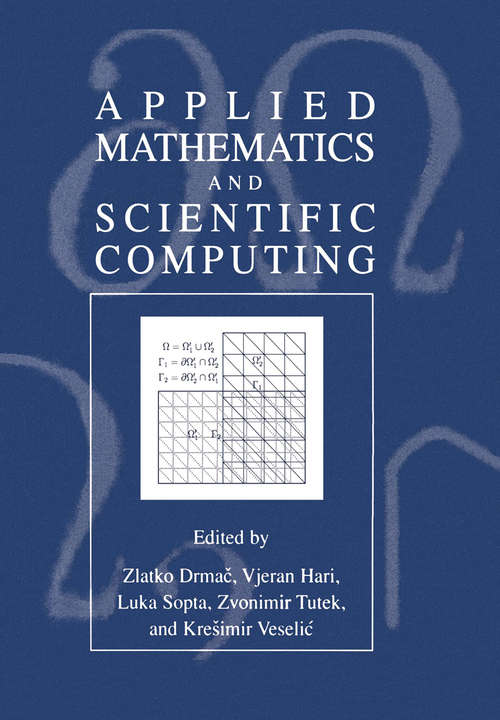 Book cover of Applied Mathematics and Scientific Computing (2003)