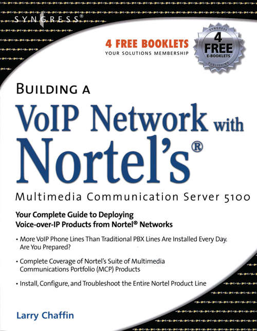 Book cover of Building a VoIP Network with Nortel's Multimedia Communication Server 5100