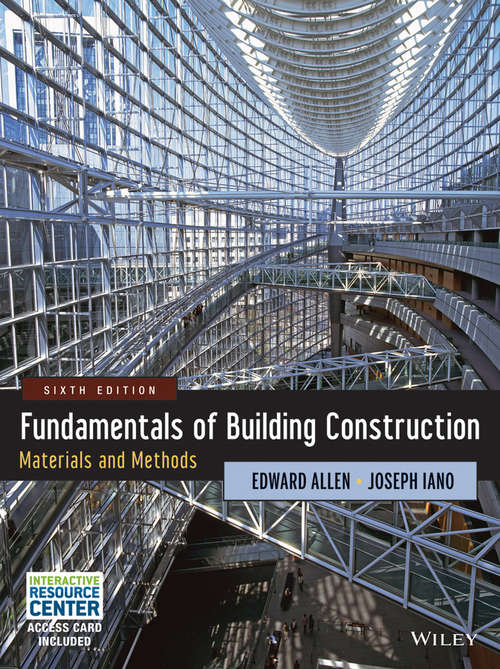 Book cover of Fundamentals of Building Construction: Materials and Methods (6)