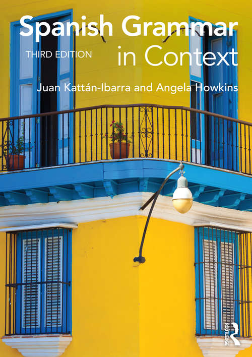 Book cover of Spanish Grammar in Context