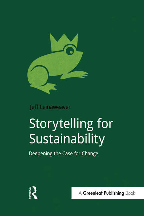 Book cover of Storytelling for Sustainability: Deepening the Case for Change