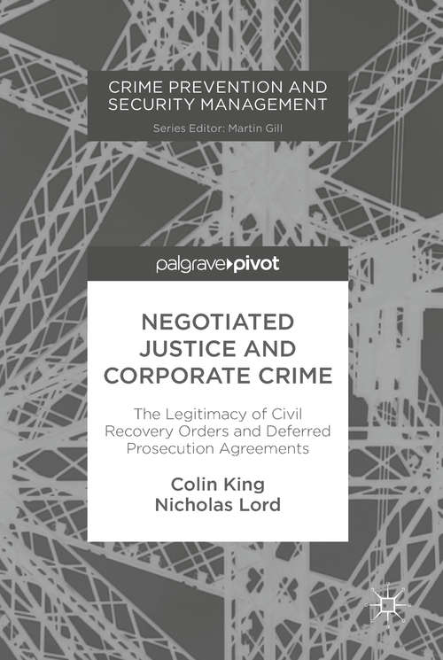 Book cover of Negotiated Justice and Corporate Crime