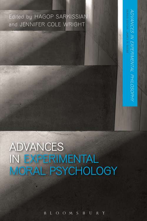 Book cover of Advances in Experimental Moral Psychology (Advances in Experimental Philosophy)