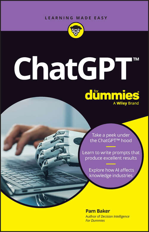 Book cover of ChatGPT For Dummies
