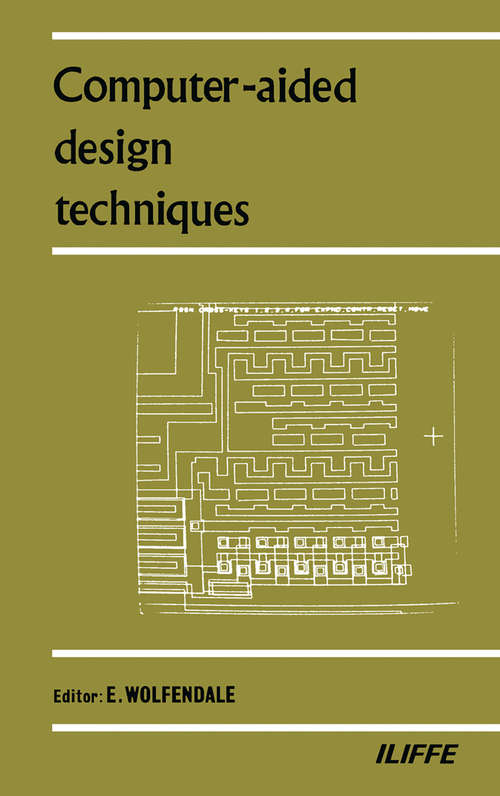 Book cover of Computer-Aided Design Techniques