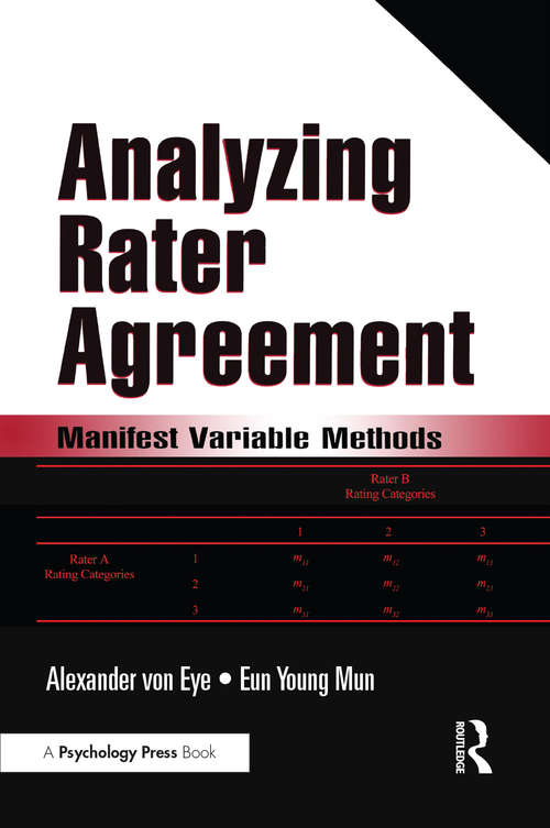 Book cover of Analyzing Rater Agreement: Manifest Variable Methods