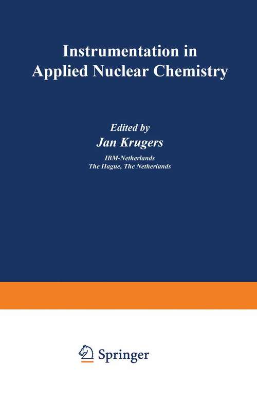 Book cover of Instrumentation in Applied Nuclear Chemistry (1973)