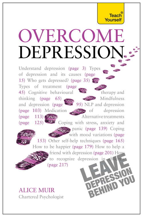 Book cover of Overcome Depression: Teach Yourself Ebook (Teach Yourself)