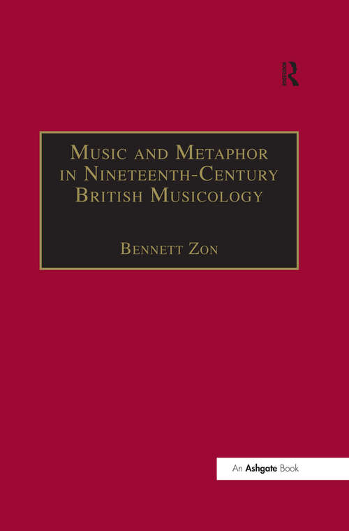 Book cover of Music and Metaphor in Nineteenth-Century British Musicology