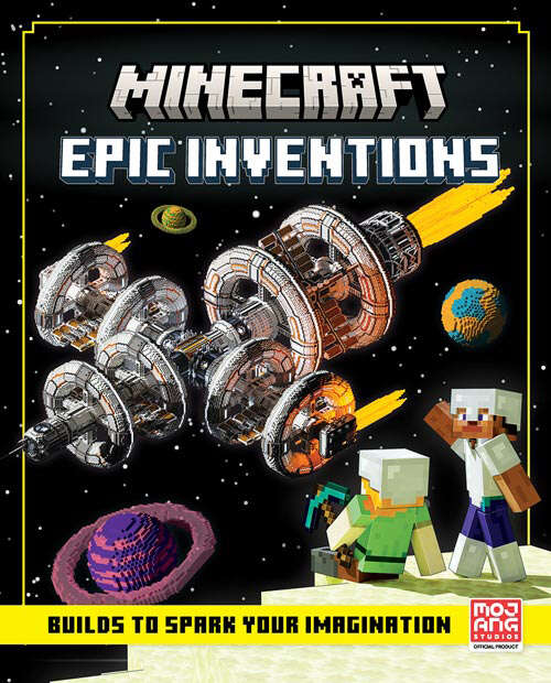 Book cover of Minecraft Epic Inventions