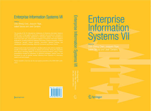 Book cover of Enterprise Information Systems VII (2006)