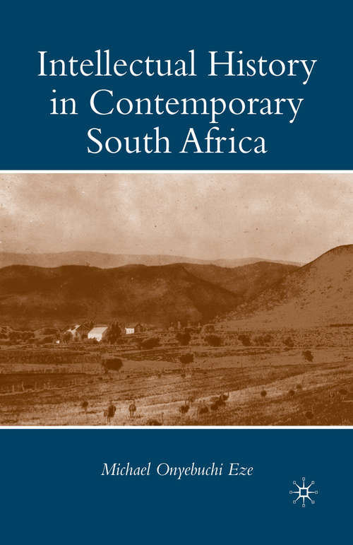 Book cover of Intellectual History in Contemporary South Africa (2010)