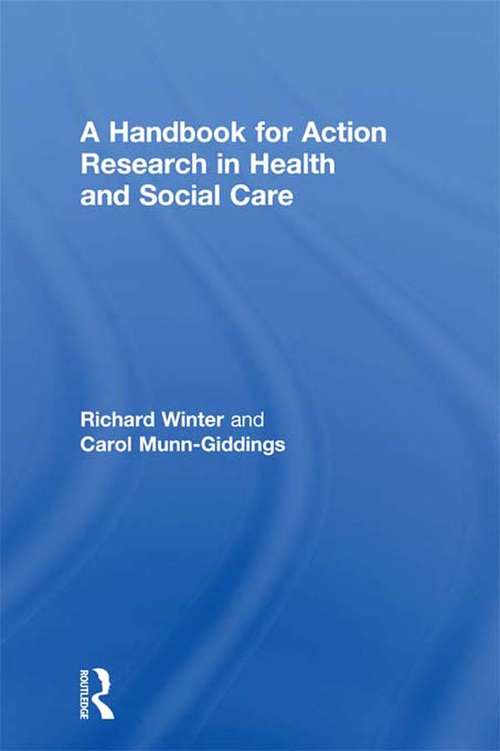 Book cover of A Handbook for Action Research in Health and Social Care