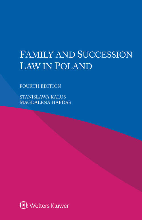 Book cover of Family and Succession Law in Poland